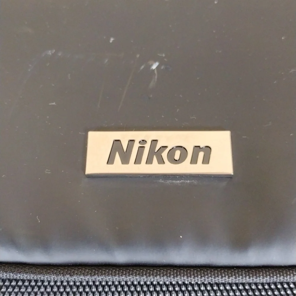 Nikon Black Utility Digital DSLR Camera Outdoor Casual Crossbody Padded Bag